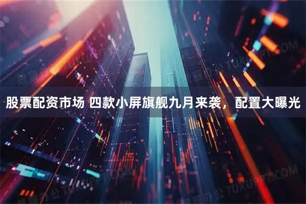 股票配资市场 四款小屏旗舰九月来袭，配置大曝光